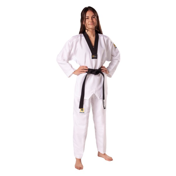 TKD Uniform Fightlite - Wt herkend 