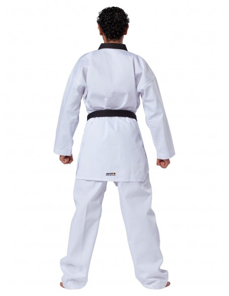 Taekwondo Uniform Victory, zwarte revers - WT erkend  Taekwondo Uniform Victory, zwarte revers - WT erkend