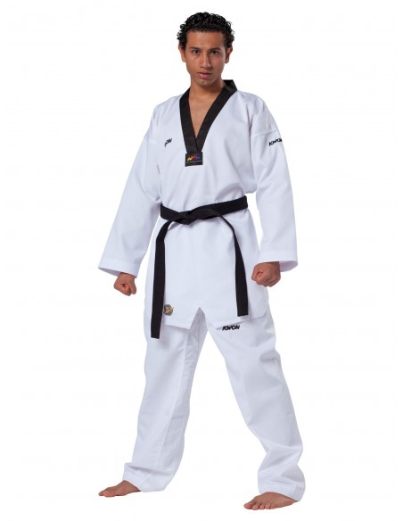 Taekwondo Uniform Victory, revers noir - WT reconnu 