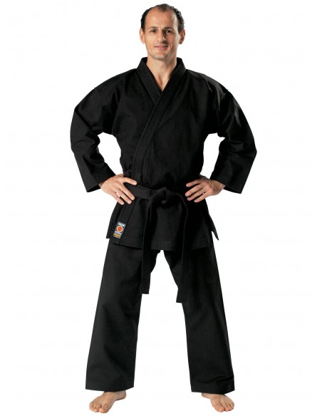 Uniforme Karaté Traditionnel noir 12 oz  Uniforme Karaté Traditionnel noir 12 oz