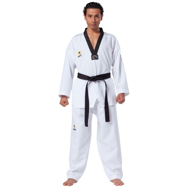 TKD Uniform Fightlite - Wt herkend 