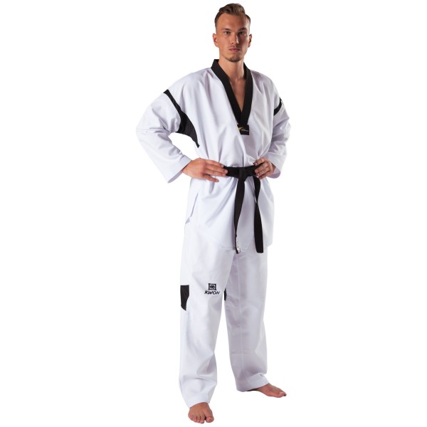 Taekwondo Uniforme Revolution Black Mesh - WT reconnu 