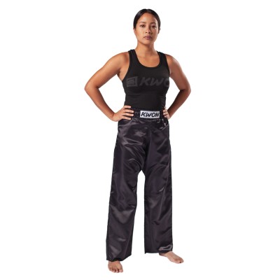 Satin Pants black  2