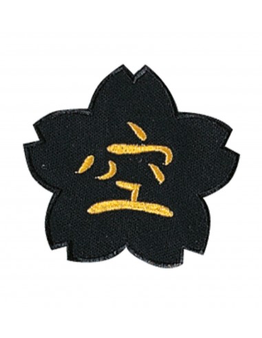 DANRHO Emblème brodé Karaté - Fleur de cerisier 
