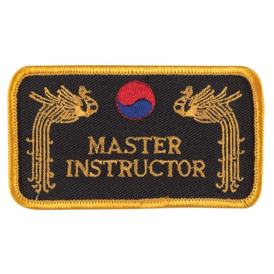 DANRHO Embroidered Emblem Master Instructor