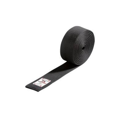 DANRHO Budo Belt in black cotton   2