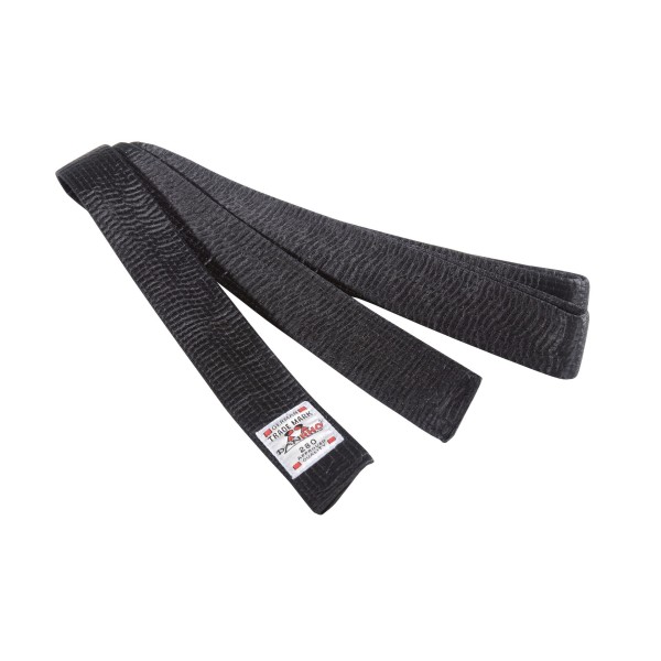 DANRHO Ceinture Budo en rayonne noire  