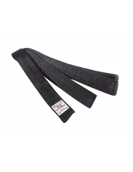 DANRHO Ceinture Budo en rayonne noire  