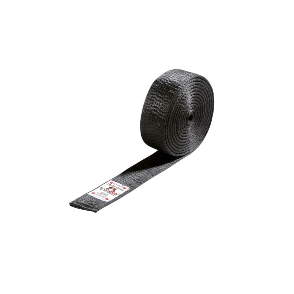 DANRHO Ceinture Budo en rayonne noire  