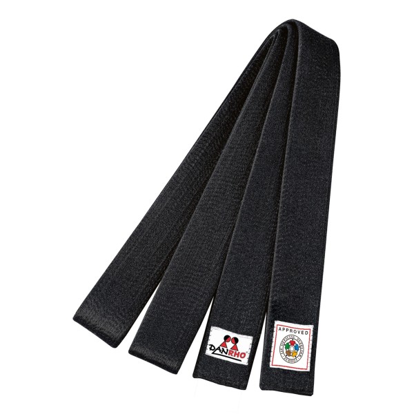 DANRHO Judo Belt black IJF rec.  