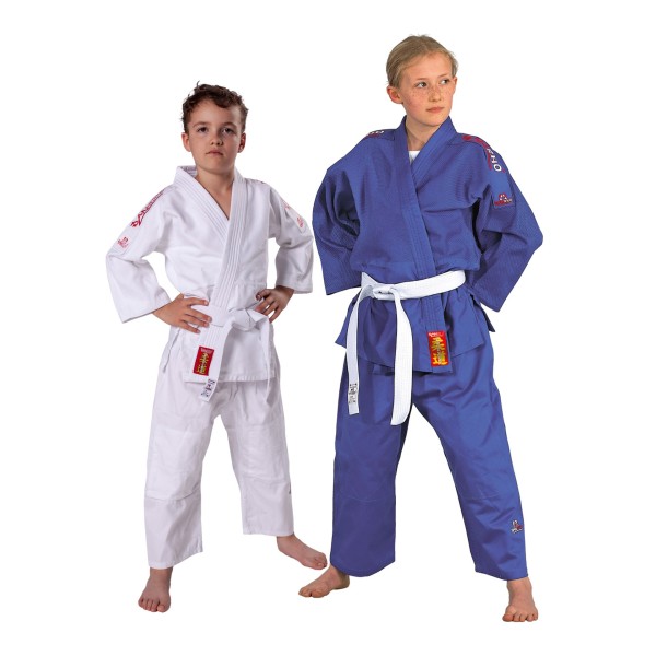 DANRHO Judo Uniforme Yamanashi avec bandes d'épaule