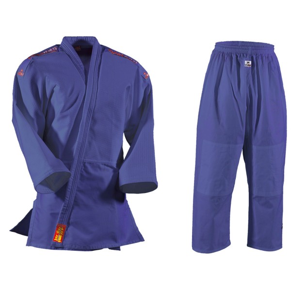DANRHO Judo Uniforme Yamanashi avec bandes d'épaule