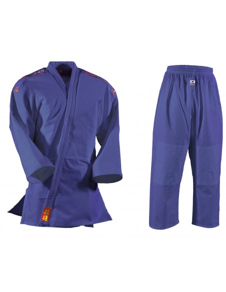 DANRHO Judo Uniforme Yamanashi avec bandes d'épaule   DANRHO Judo Uniforme Yamanashi avec bandes d'épaule