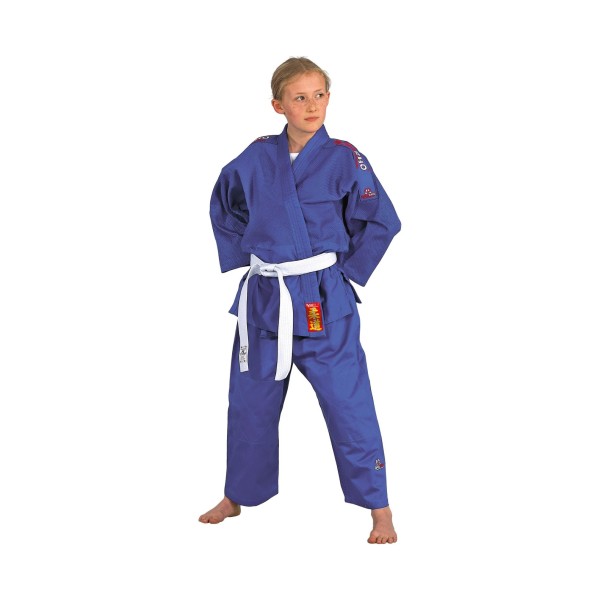 DANRHO Judo Uniforme Yamanashi avec bandes d'épaule