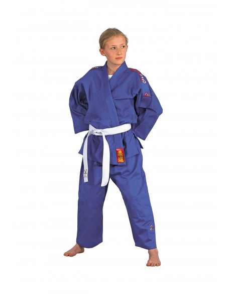 DANRHO Judo Uniforme Yamanashi avec bandes d'épaule   DANRHO Judo Uniforme Yamanashi avec bandes d'épaule