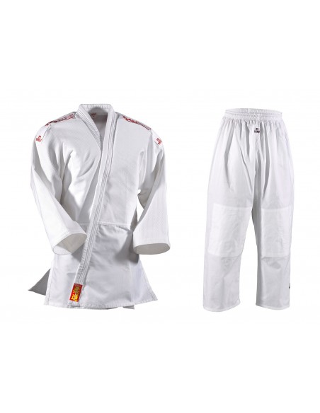 DANRHO Judo Uniforme Yamanashi avec bandes d'épaule   DANRHO Judo Uniforme Yamanashi avec bandes d'épaule