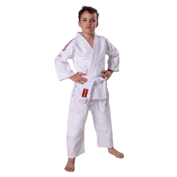 DANRHO Judo Uniforme Yamanashi avec bandes d'épaule