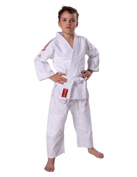 DANRHO Judo Uniforme Yamanashi avec bandes d'épaule   DANRHO Judo Uniforme Yamanashi avec bandes d'épaule