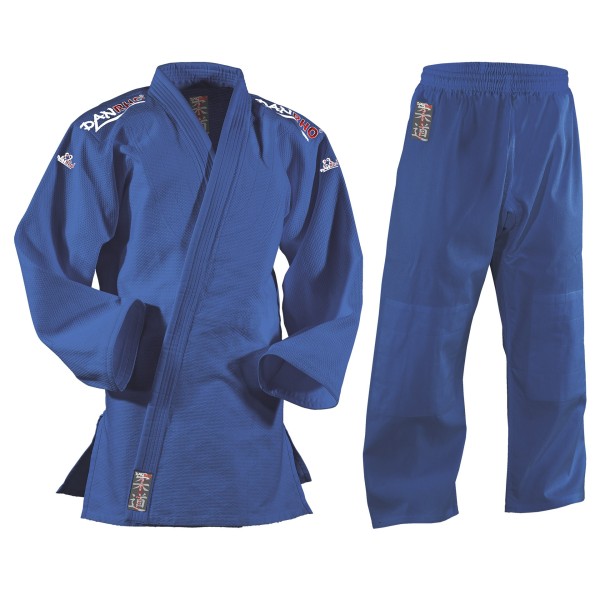 DANRHO Judo Uniforme Classique bleu 