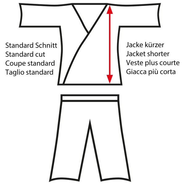 DANRHO Judo Uniforme Ultimate Gold blanc