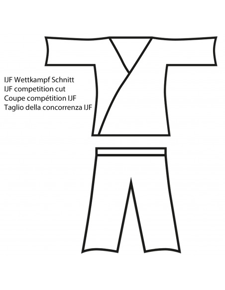 DANRHO Judo Uniform Ultimate 750 IJF blue 