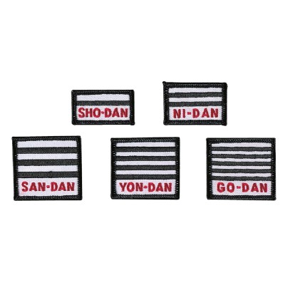 DANRHO Embroidered Emblem Judo-Belt Stripes