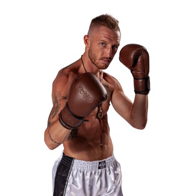 Bokshandschoenen Knocking bruin  2