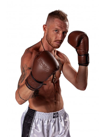 Gants de boxe Knocking marron  Gants de boxe Knocking marron