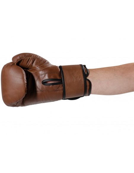 Gants de boxe Knocking marron  Gants de boxe Knocking marron