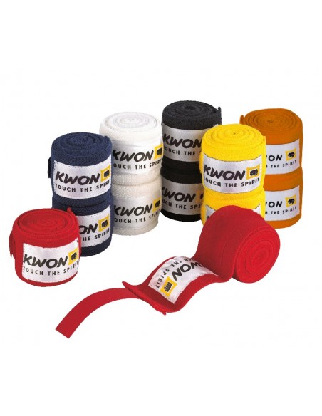 Bandages de boxe élastiques 2,5 m   Bandages de boxe élastiques 2,5 m