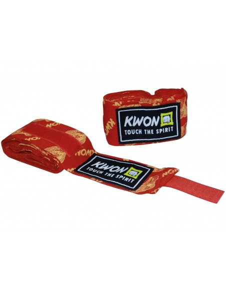 Kids Boksbandage Cobra niet elastisch 1,5m, rood  Kids Boksbandage Cobra niet elastisch 1,5m, rood