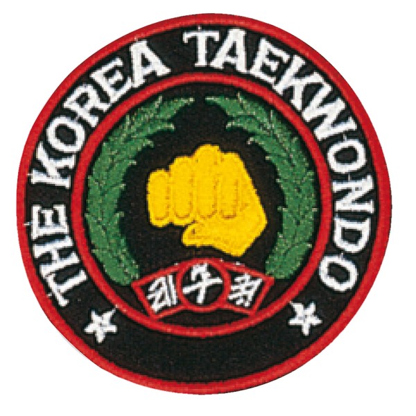 Sewn badge Korean Tae Kwon Do symbol 