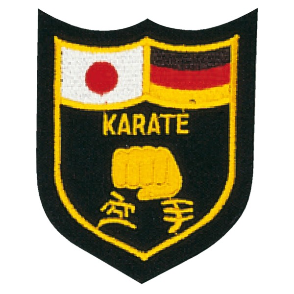 Genaaide badges Duits-Japans karate-embleem 