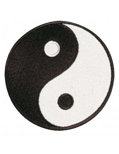 Sewn badge Yin Yang 