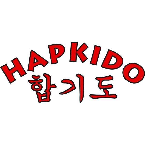 Print Hapkido rood/zwart 