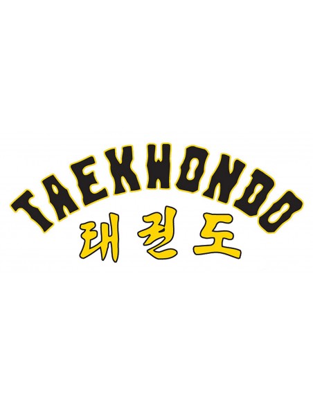 Taekwondo-letters afdrukken  Taekwondo-letters afdrukken