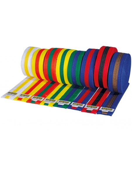 KWON CLUBLINE Soft Belt bicolore   KWON CLUBLINE Soft Belt bicolore