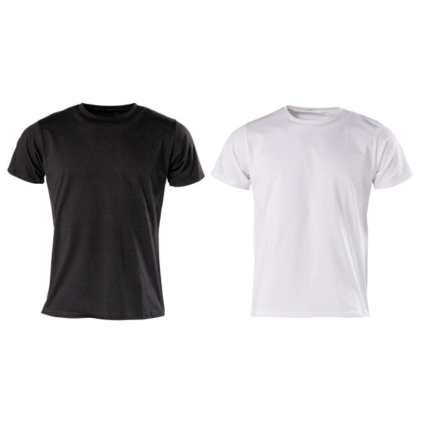 T-Shirt narrow fit black or white  