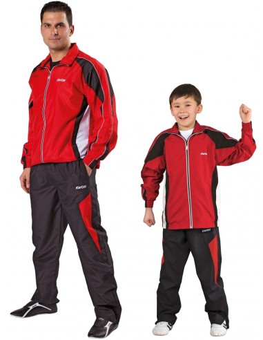 Track Suit Performance Micro red / black 