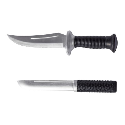 Rubber mes in 2 lengtes