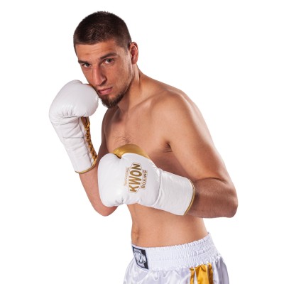 Boxing Gloves Leather with laces   2