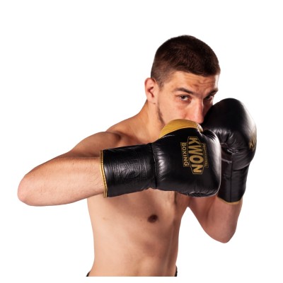 Boxing Gloves Leather with laces  2