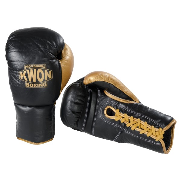 Gants de boxe en cuir avec lacets