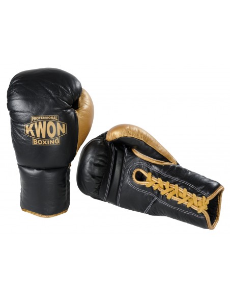 Gants de boxe en cuir avec lacets  Gants de boxe en cuir avec lacets