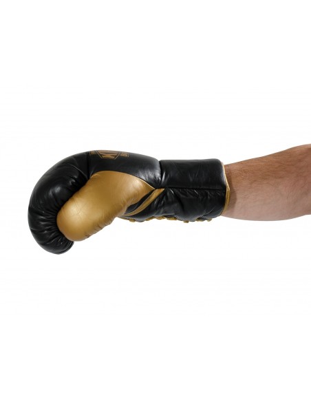 Gants de boxe en cuir avec lacets  Gants de boxe en cuir avec lacets