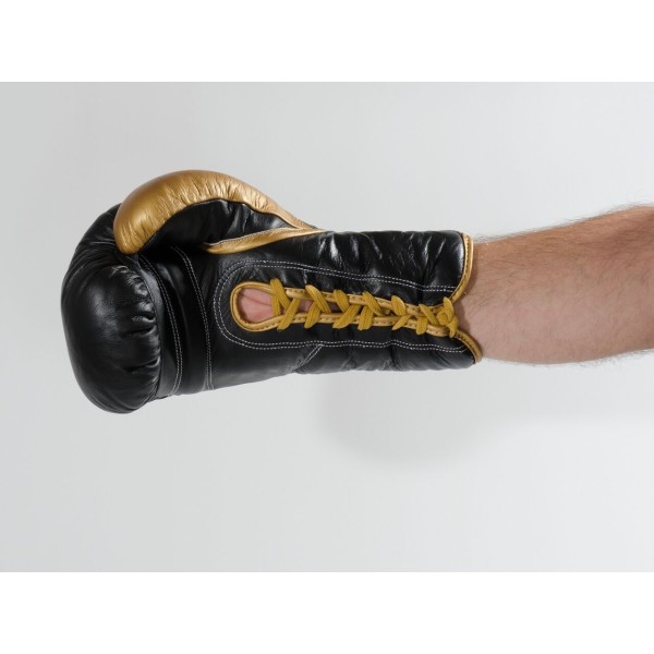 Gants de boxe en cuir avec lacets