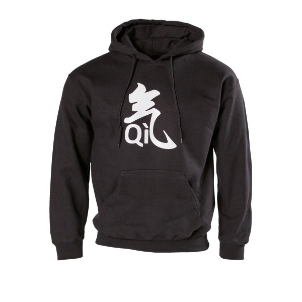 Qi Sweatshirt met capuchon zwart 