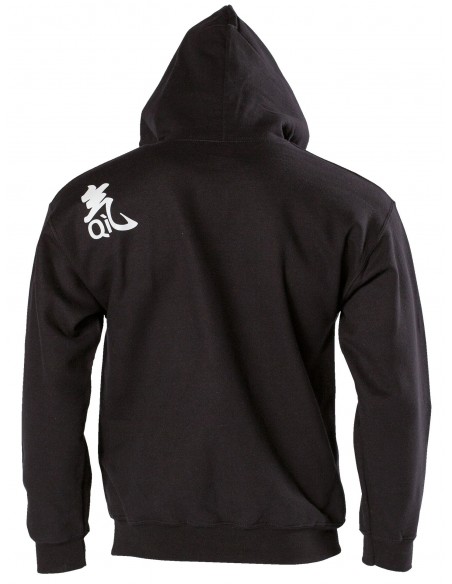 Sweat à capuche Qi noir  Sweat à capuche Qi noir