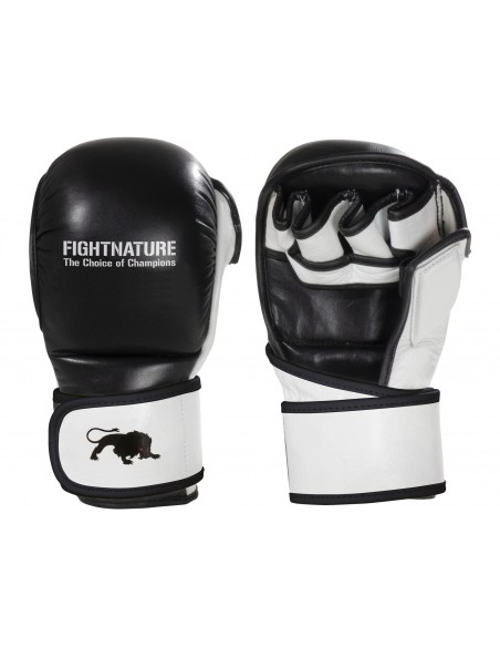 Gants d'entraînement FIGHTNATURE MMA en cuir  Gants d'entraînement FIGHTNATURE MMA en cuir
