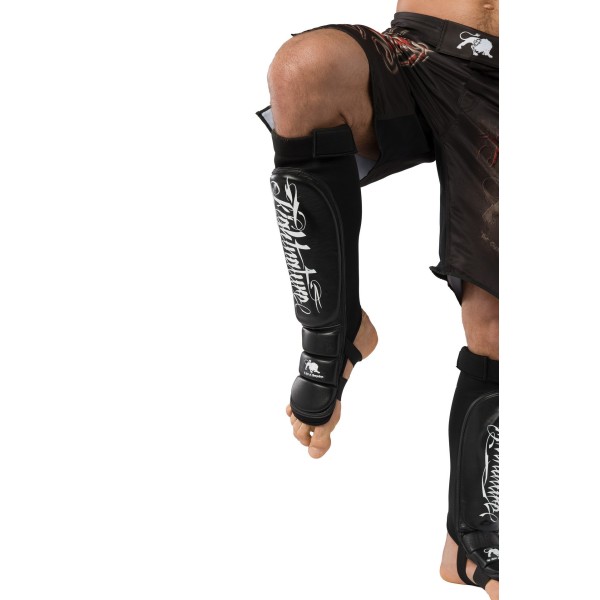 FIGHTNATURE Shin and Instep Guard Leather